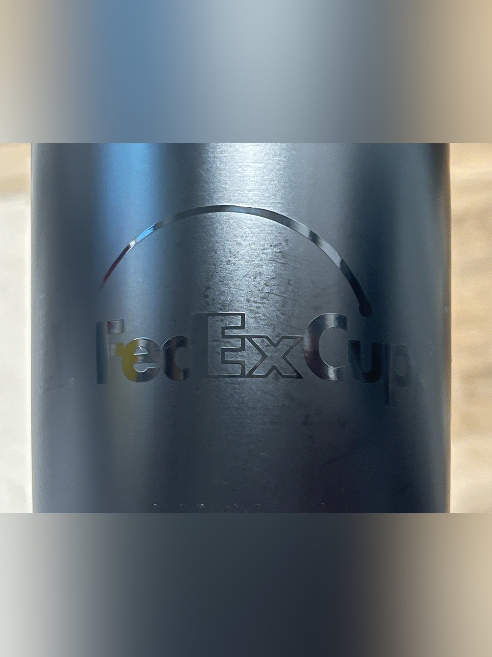 PGA Tour FedExCup 20 oz Black Stainless Steel Insulated Tumbler Travel Mug Lid